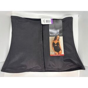 NWT Miraclesuit Waist Cincher Extra Firm Control Black 2XL Style 2615 Shapewear